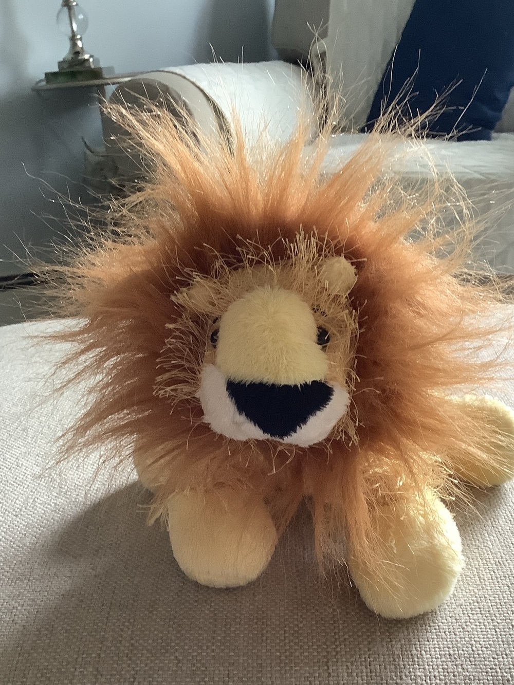 GANZ Plush Lion - Golden Brown Mane Yellow Body